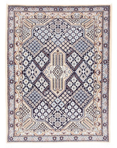 Tappeto Nain 9La Persia bianco grigio 92x120