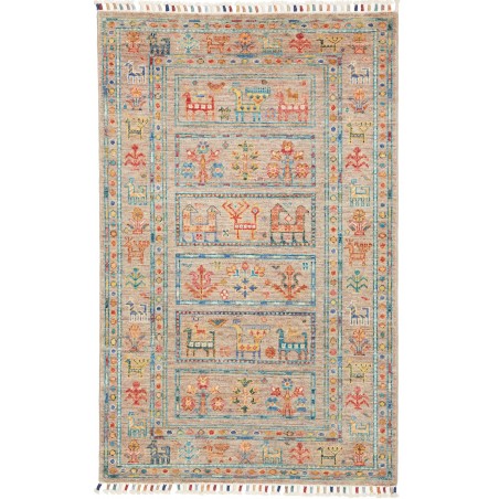 Tappeto Rubin Pakistan marrone grigio 82x128