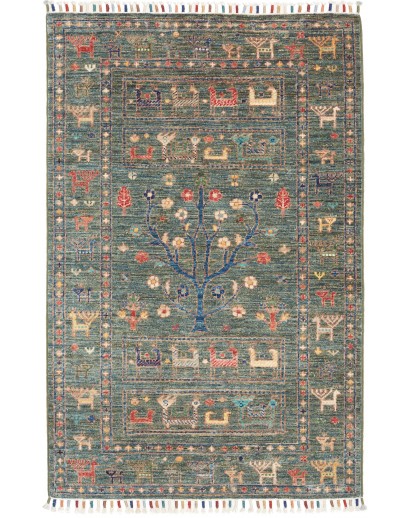 Tappeto Rubin Pakistan bianco grigio 81x126