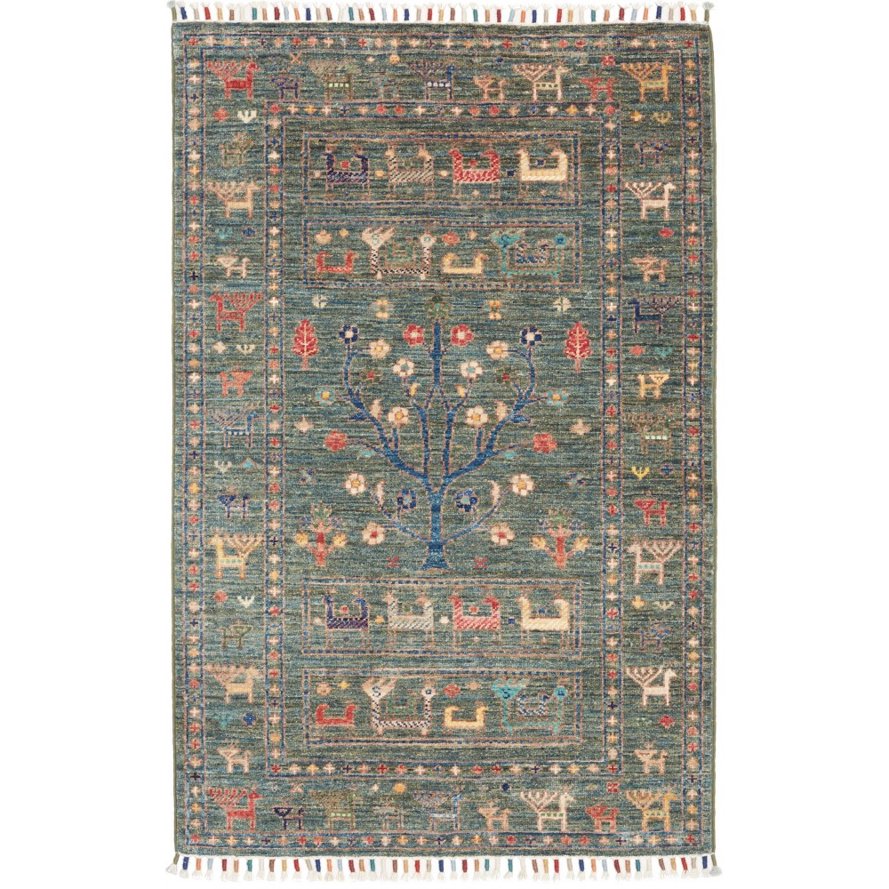 Tappeto Rubin Pakistan bianco grigio 81x126