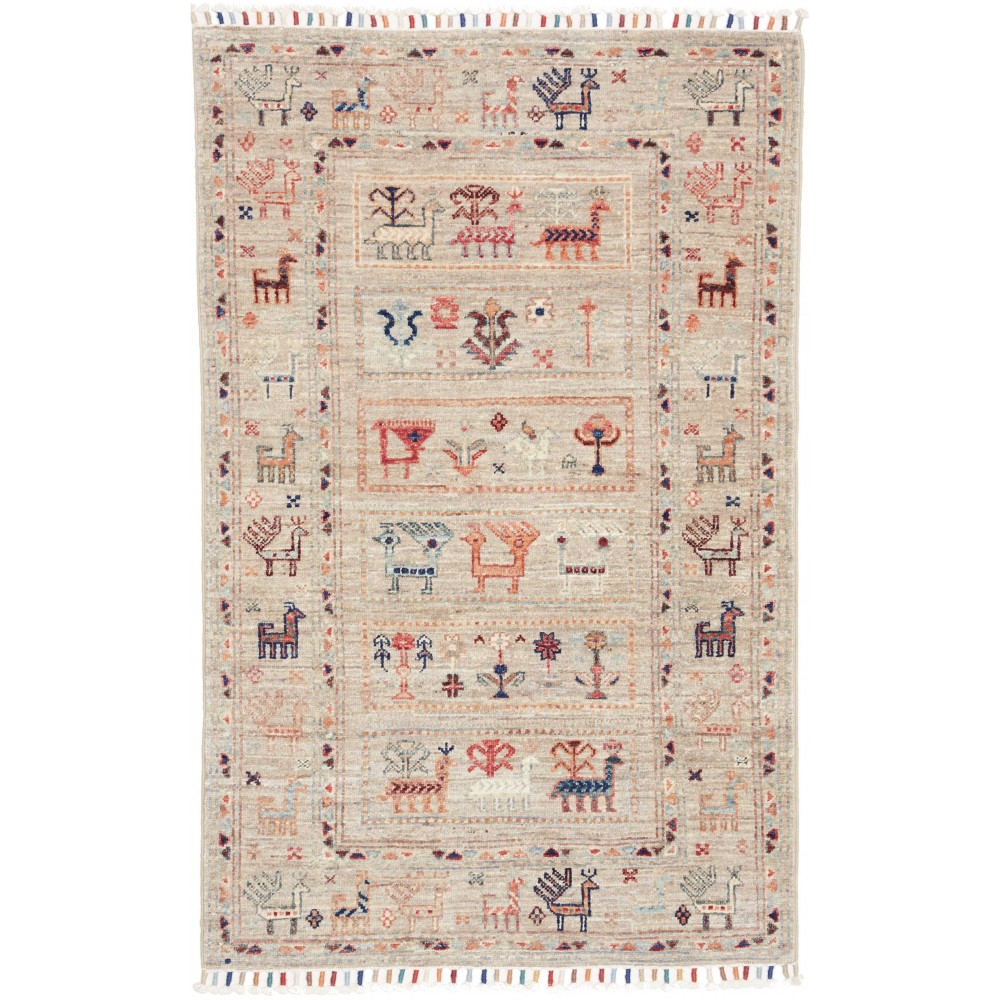 Tappeto Rubin Pakistan beige grigio 80x125