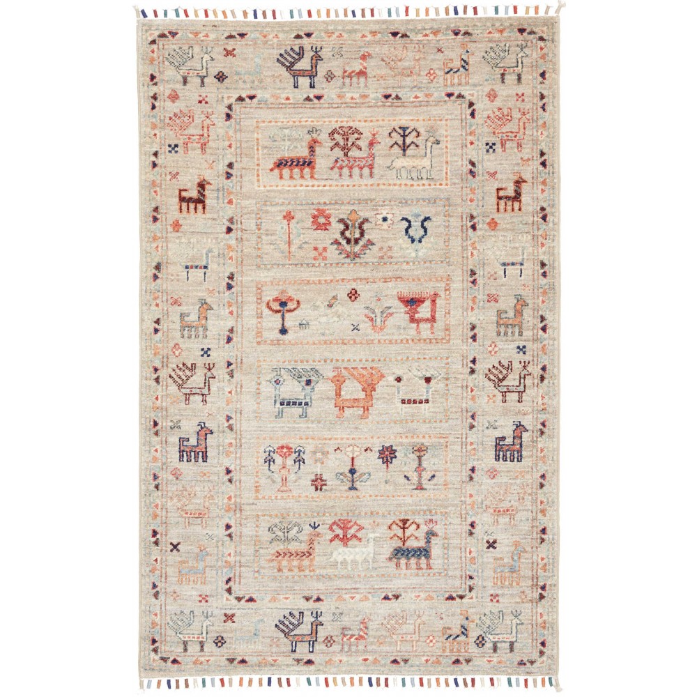 Tappeto Rubin Pakistan beige grigio 79x122