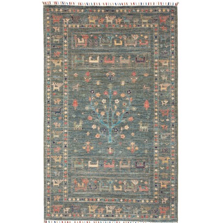 Tappeto Rubin Pakistan bianco azzurro 95x156