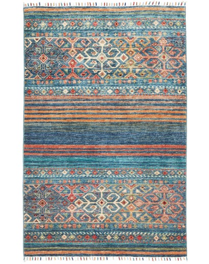 Tappeto Rubin Pakistan bianco grigio 99x152