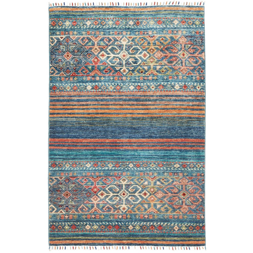 Tappeto Rubin Pakistan bianco grigio 99x152
