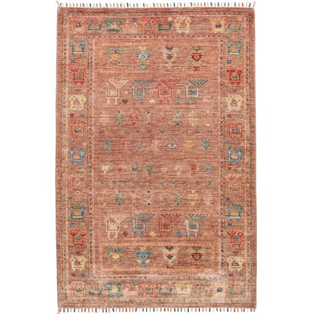 Tappeto Rubin Pakistan marrone rosso 99x150