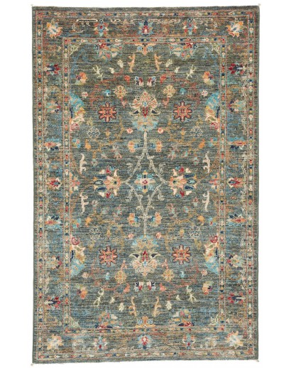 Tappeto Zigler Fine Pakistan bianco azzurro 98x154