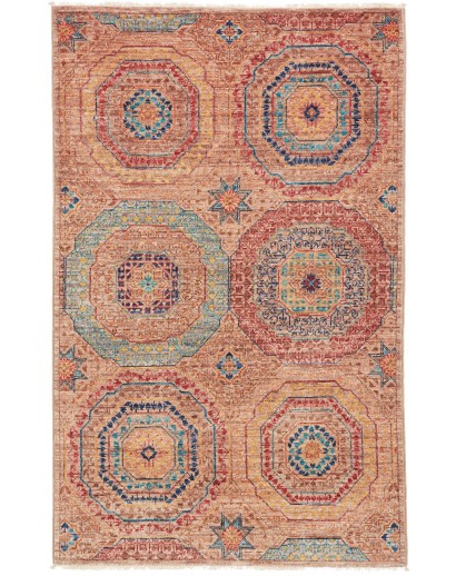 Tappeto Mamlouk Pakistan marrone 82x125