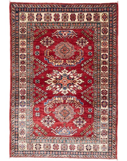 Tappeto Kazak Fine Pakistan marrone giallo 105x151