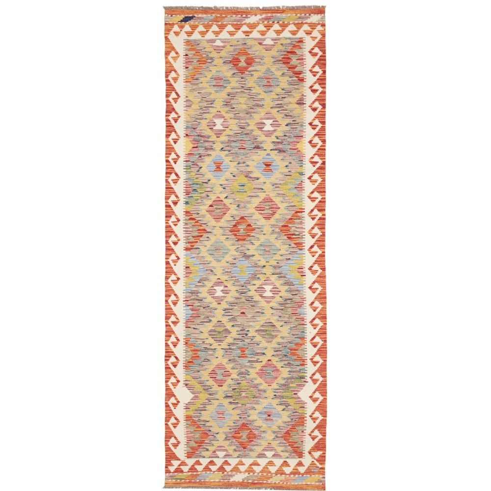 Tappeto Kilim Afghanistan marrone 79x245