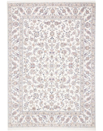 Tappeto Nain Kashmar Persia beige marrone 253x364