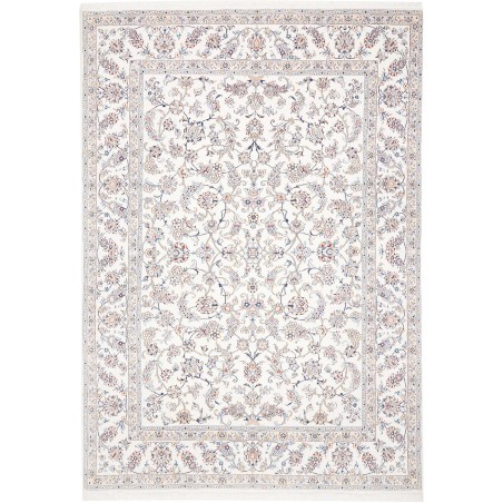 Tappeto Nain Kashmar Persia beige marrone 253x364