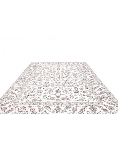 Tappeto Nain Kashmar Persia beige marrone 253x364