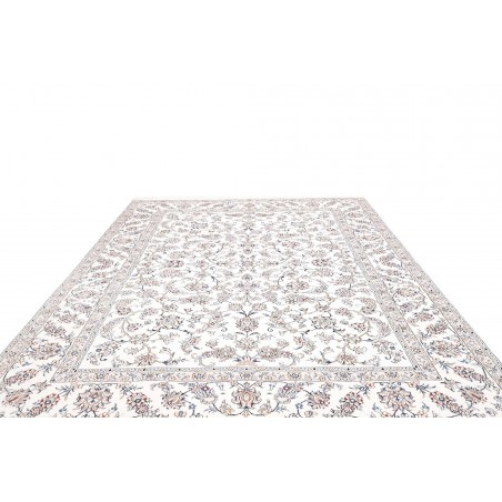 Tappeto Nain Kashmar Persia beige marrone 253x364