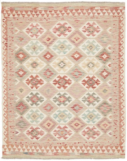 Tappeto Kilim Afghanistan marrone 154x194