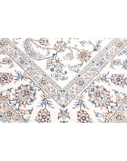 Tappeto Nain Kashmar Persia beige marrone 253x364