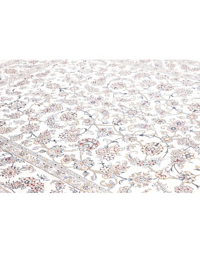 Tappeto Nain Kashmar Persia beige marrone 253x364