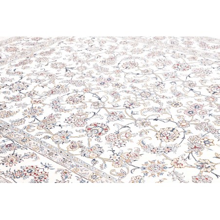 Tappeto Nain Kashmar Persia beige marrone 253x364