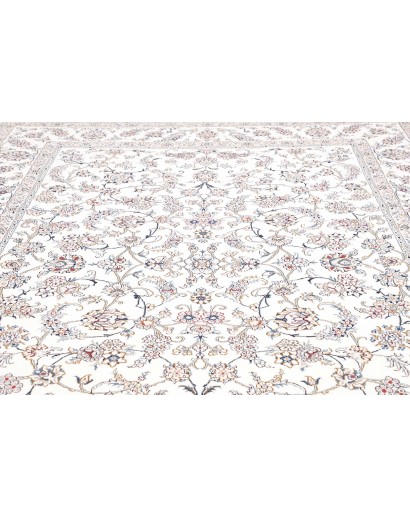 Tappeto Nain Kashmar Persia beige marrone 253x364