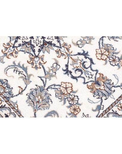 Tappeto Nain Kashmar Persia beige azzurro 80x300