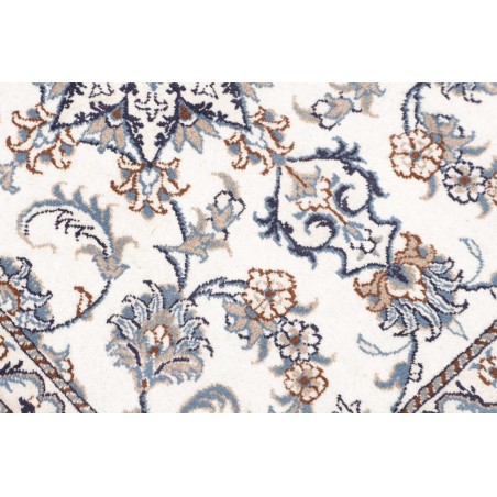 Tappeto Nain Kashmar Persia beige azzurro 80x300