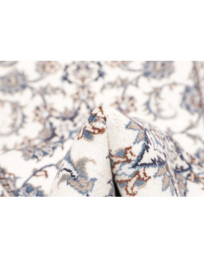 Tappeto Nain Kashmar Persia beige azzurro 80x300