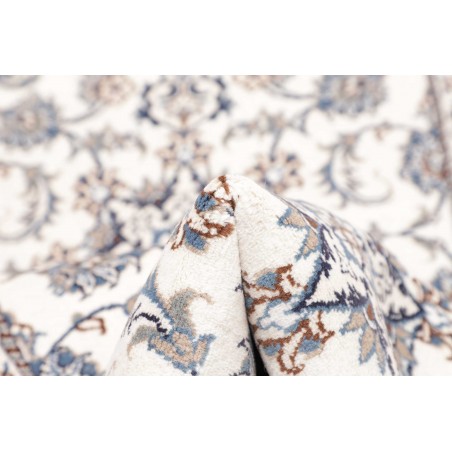 Tappeto Nain Kashmar Persia beige azzurro 80x300