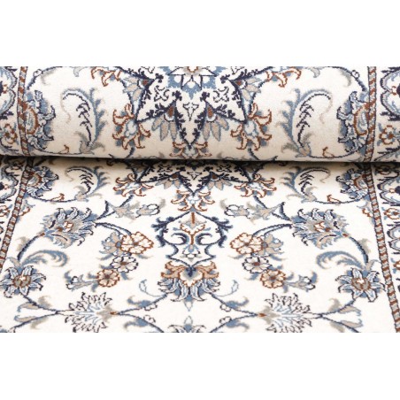 Tappeto Nain Kashmar Persia beige azzurro 80x300