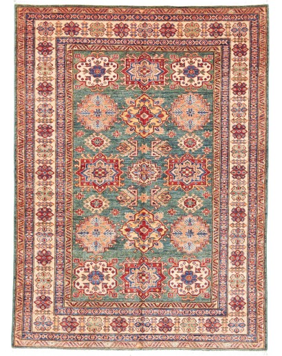 Tappeto Kazak Fine Pakistan marrone grigio 148x202