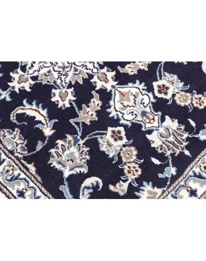 Tappeto Nain Kashmar Persia bianco grigio 80x303