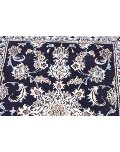 Tappeto Nain Kashmar Persia bianco grigio 80x303