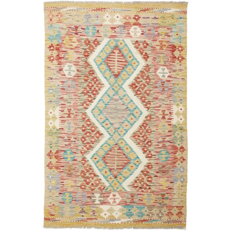 Tappeto Kilim Afghanistan marrone 100x156