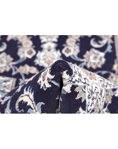 Tappeto Nain Kashmar Persia bianco grigio 80x303