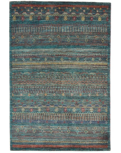 Tappeto Royal Gabbeh Pakistan azzurro grigio 148x219