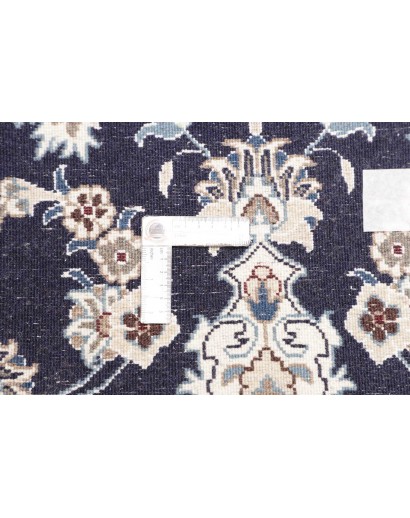 Tappeto Nain Kashmar Persia bianco grigio 80x303