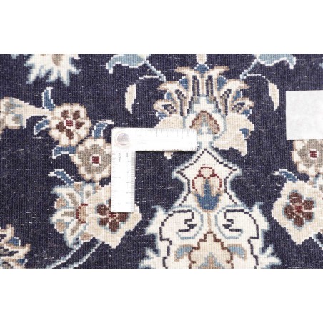 Tappeto Nain Kashmar Persia bianco grigio 80x303