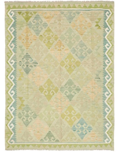 Tappeto Kilim Afghanistan marrone 154x211