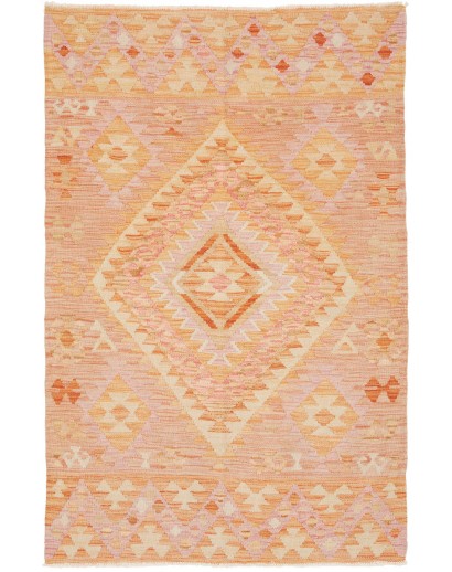 Tappeto Kilim Afghanistan marrone 101x155