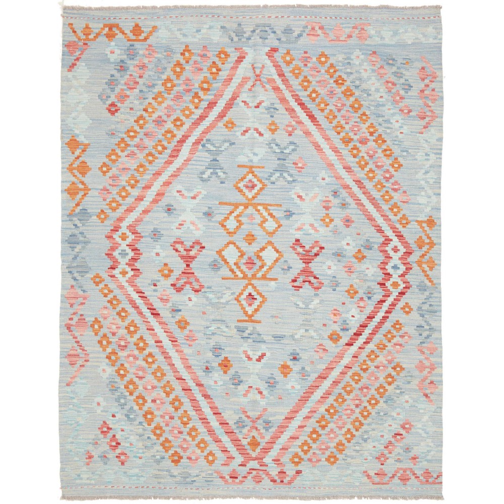 Tappeto Kilim Afghanistan beige arancione 155x201