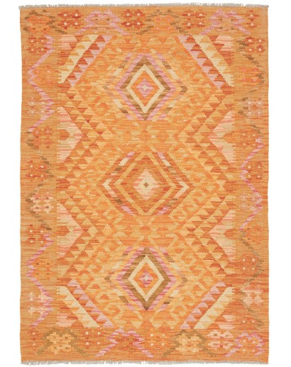 Tappeto Kilim Afghanistan marrone 103x150