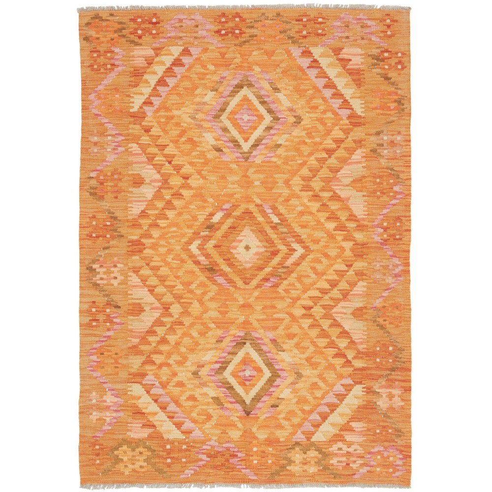 Tappeto Kilim Afghanistan marrone 103x150