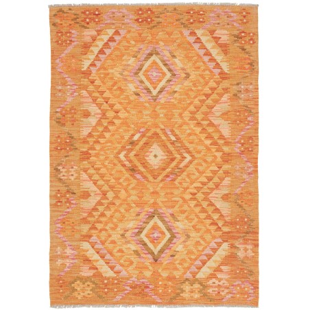 Tappeto Kilim Afghanistan marrone 103x150