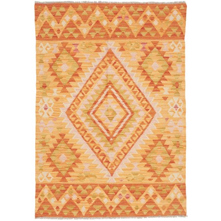 Tappeto Kilim Afghanistan marrone 101x144
