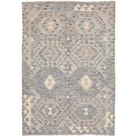 Tappeto Kilim Afghanistan azzurro 105x152