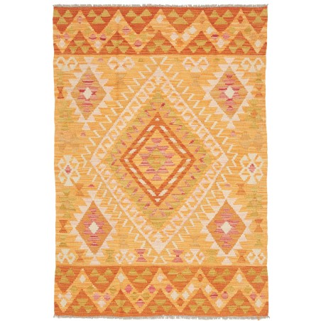 Tappeto Kilim Afghanistan marrone 102x146