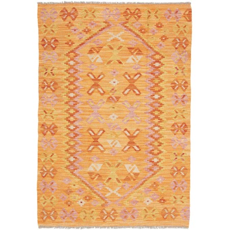 Tappeto Kilim Afghanistan marrone 102x148