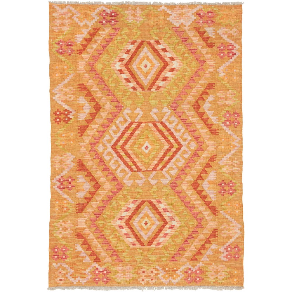 Tappeto Kilim Afghanistan marrone 103x150