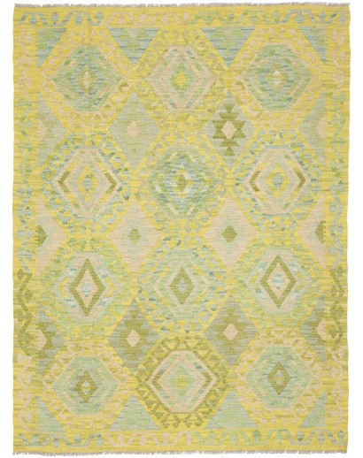 Tappeto Kilim Afghanistan marrone beige 134x170