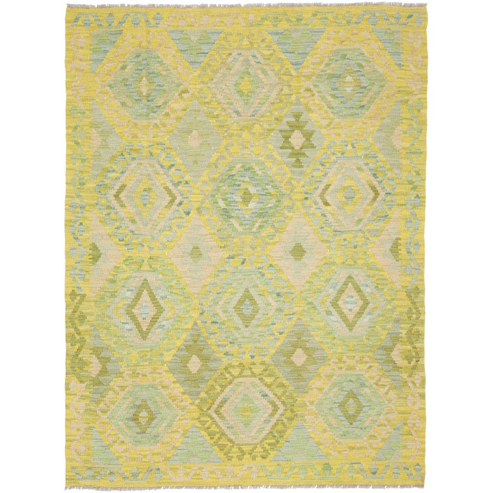 Tappeto Kilim Afghanistan marrone beige 134x170