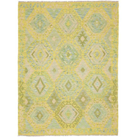 Tappeto Kilim Afghanistan marrone beige 134x170